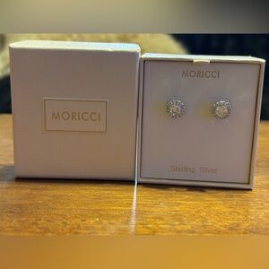 Sterling Silver Crystal Earrings